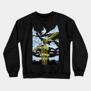 Tower Crane in Sky Crewneck Sweatshirt